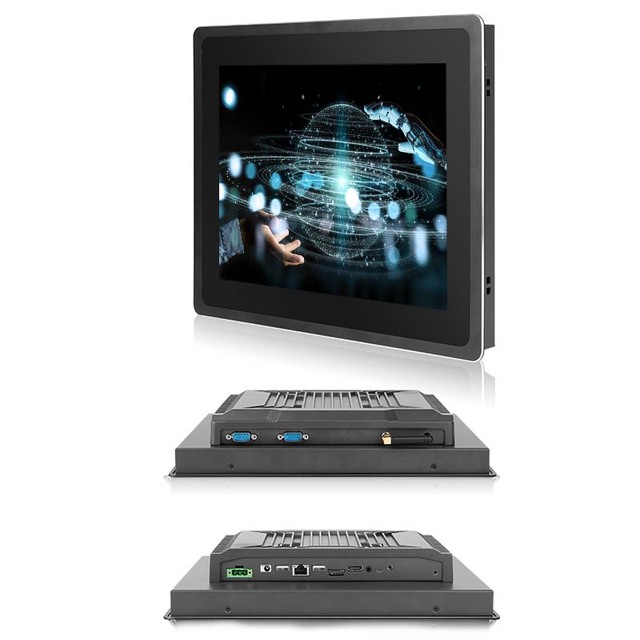 IP65 Industrial LED Monitor Multi-Inch Embedded Touch Screen Panel PC for Wall Mount for Industrial Use