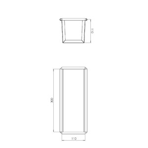 Molde para Pan Pullman de Alusi Antiadherente y Resistente de 11x11x30cm con Tapa para Panadería Industrial, Suministros para Hornear Sándwiches y Tostadas - Product Image 4