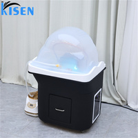 Thérapie capillaire moderne pour le lavage des cheveux, spa avec plomberie, lavabo portable pour shampooing avec chauffage, vapeur pour le spa capillaire pour salon de beauté