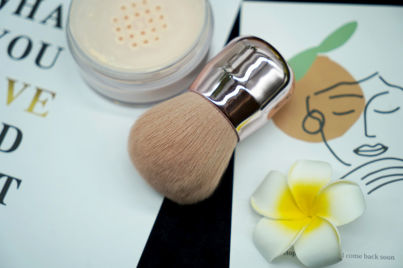 Cheap Custom Small Plastic Handle Synthetic Soft Hair Blush Face Facial Set Mask Refillable Powder Fiber Make Up Makeup Brush