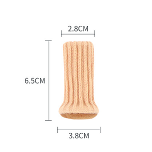 Alta Elastic malha cadeira perna protetores antiderrapante reutilizáveis No Scratch Noise móveis meias para pisos madeira móveis pés - Product Image 2