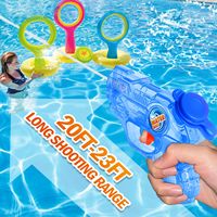 Mini Super Water Soaker senjata semprotan anak luar ruangan musim panas pantai pasir mainan jarak jauh 5-7m plastik kecil Blaster untuk
