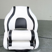 Vente en gros de sièges de bateau pliants Traversin de couleur personnalisée Siège de bateau rabattable Marine Capitaine Chaises de bateau de sport pour Yacht Speed Ship