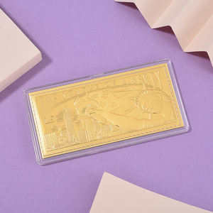 Estatua de la Libertad, Lámina de Oro 3D al por Mayor, Bloque de Oro, Lámina de Oro, Recuerdo, Regalo - Product Image 3