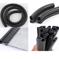 Profilé en PVC écologique Yobest pour bordure de fenêtre et de porte en caoutchouc, avec taille personnalisée