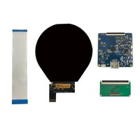 Écran LCD rond circulaire transparent OLED de 3,4 pouces