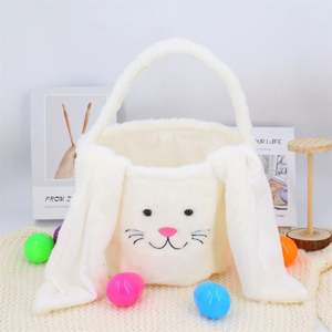 Cesta de Almacenamiento para Dulces de Conejito de Pascua, Diseño de Dibujos Animados de Estilo Chino, Suave y Elástica, para Decoraciones Navideñas Infantiles - Product Image 6