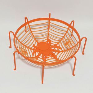 Décoration de fête d'Halloween, accessoires d'intérieur, panier à fruits araignée - Product Image 2