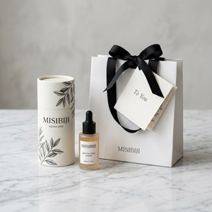 Luxury Custom Round Cylinder Gift Box for Anti-Aging Serum Vitamin C Treatment <b>Dropper</b> <b>Bottle</b> Packaging Wholesale - Product Image 1