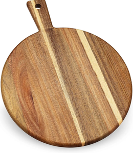 La <span class=keywords><strong>cuisine</strong></span> et le restaurant utilisent une grande planche d'acacia Deli pour fournir de la viande, du fromage, des légumes et du pain haché - Product Image 6