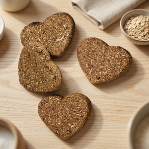Golosinas Horneadas de Heno Timothy en Forma de Corazón OEM, Snacks Naturales de Alta Fibra para Masticar, para Animales Pequeños, Regalo de San Valentín, Marca Privada - Product Image 5