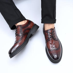 Zapatos de lujo nuevos para hombre 2026, zapatos formales de negocios de cuero de alta calidad, zapatos Oxford de negocios a la moda - Product Image 3