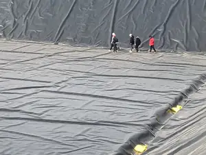 30mil 40mil HDPE Geomembrane Liner For Pond Liner Landfill Liner