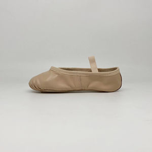 รองเท้าบัลเลต์สีชมพูพื้นนิ่มหนัง PU ราคาประหยัดสำหรับเด็กผู้หญิง เหมาะสำหรับทุกฤดูกาล - Product Image 1