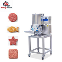 Mesin Pembuat Patty Daging Burger Hamburger Lebar Sabuk 100mm, Mesin Pembentuk Pie Daging, Mesin Pembuat Nugget Ayam, Produk Terlaris