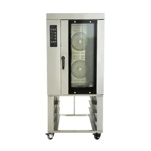 XEOLEO Commercial 10 Pallets Food Convection Oven Electric Bread Baking Oven Bakery Equipment Stainless Steel Pizza Deck Oven