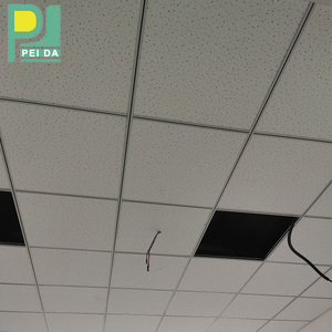 Suspension <span class=keywords><strong>acoustique</strong></span> étanche à l'humidité de <span class=keywords><strong>plafond</strong></span> de tuile noire de <span class=keywords><strong>plafond</strong></span> pour le message publicitaire - Product Image 2