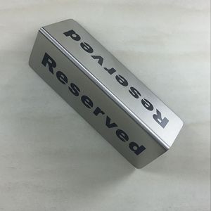 Nhà hàng Bộ đồ ăn bằng thép không gỉ bảng ghế Đăng Kim Loại hiển thị đứng dành riêng bảng Đăng - Product Image 6