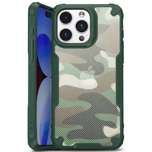 2023 New Fashion Camouflage Case Luxury Design Shockproof Camo Mobile Back Cover Printing Pattern For IPhone 13 14 15 Phone Case