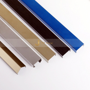 J161 201 304 Garniture en métal couleur or rose Garniture d'angle en acier inoxydable pour miroir pour la décoration d'ascenseur - Product Image 5