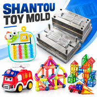 Fabricant de moules pour jouets de Shantou, moule d'injection plastique personnalisé pour calculatrice, camion de pompiers, jouets de construction magnétiques
