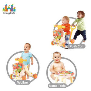 Konig Kids Articles Populaires Andador 3 en 1 Trotteur d'Apprentissage pour Bébé Centre d'Activités Lumières Musique Cadre en Plastique Pliable pour 0-3 Ans - Product Image 4