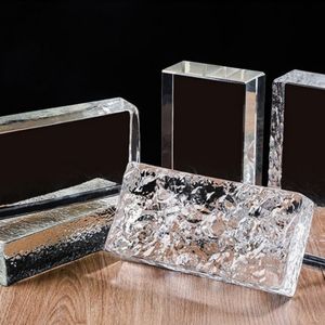 Ladrillo de burbujas sólido de fusión en caliente, ladrillo de cristal esmerilado, ladrillo de vidrio cuadrado transparente utilizado <span class=keywords><strong>para</strong></span> pared de partición de entrada - Product Image 2
