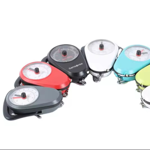 80Lb/35KG 휴대용 기계식 ABS 플라스틱 수동 여행용 수하물 무게 측정기 - Product Image 1