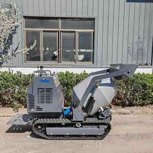 Petite mini bétonnière movile diesel électrique automatique pour la construction, mobile, portable, à chargement automatique, avec tambour - Product Image 5