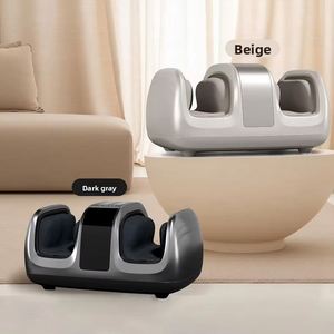Masseur électrique pour les jambes et les pieds avec coussinets à air, pétrissage, compression, chauffage et musique intégrée, masseur domestique semi-ouvert - Product Image 2