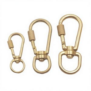 Ganci a Molla in Ottone per Guinzagli per Cani, Moschettoni Girevoli con Chiusura Rapida 16*78mm, Accessori per Yacht e Imbarcazioni - Product Image 6