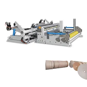 China Hoge Snelheid 2 Motor Jumbo Roll Dual As Slitten En Wikkelen Machinepaper Snijslitter Rewinder Machine