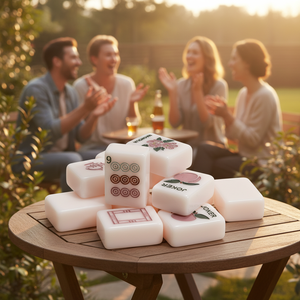 Mahjong américain personnalisé en acrylique avec texte JOKER et impression de logo graphique de dessin animé anime pour jeux <span class=keywords><strong>d</strong></span>'échecs et de cartes 4 joueurs - Product Image 6