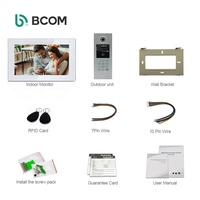 Videoportero Tuya IP con visión nocturna, características impermeables, interruptor POE de construcción, Monitor de cámara a Color de frecuencia WiFi de 2,4 GHz