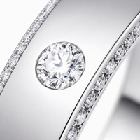 Bague élégante de luxe en moissanite à double ligne, taille brillant, sertie à griffes, en argent sterling S925, couleur D VVS, certifiée GRA, bijoux fins