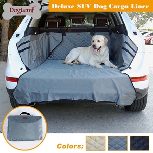 Housse de siège de voiture pour chien de compagnie de luxe de qualité supérieure imperméable à l'eau SUV tapis de coffre de coffre solide motif tissu lit pour animaux de compagnie pour voyage Style moderne pour chats - Product Image 3
