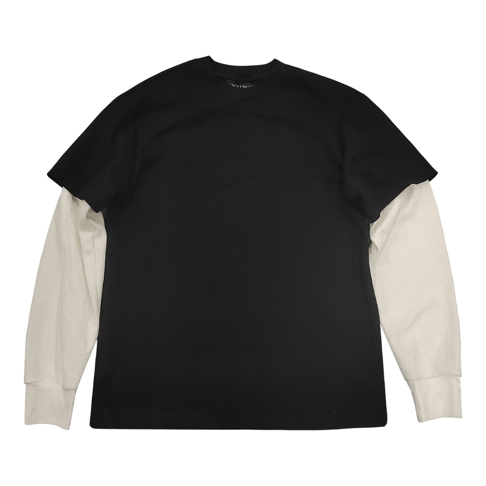 Tシャツ・カットソー Double-Layered T-Shirt Versatile Styles and Premium Comfort in Men's double layer t