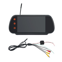 Autoradio avec écran tactile de 7 pouces, lecteur multimédia MP5 avec Bluetooth, USB, TF, FMTX, fonction de vision arrière et de marche arrière
