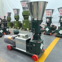Machine à granulés d'aliments pour animaux diesel haute performance pour l'élevage, ligne de production de granulés multifonctionnelle, granulés de 4-6 mm