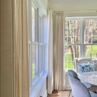 Cortinas modernas de lino con función de reducción de ruido para cenefas elegantes de oficina en casa europeas y americanas