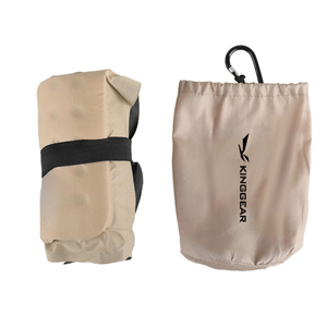 KingGear Coussin de siège portable avec logo personnalisé Coussin de chaise en mousse à mémoire de forme Coussin de siège gonflable pour stade, camping, randonnée - Product Image 6