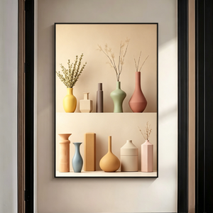 Decorazioni per la Casa, Arte Murale all'Ingrosso, Vari Vasi Moderni ed Eleganti, Superfici Lucide, Decorazioni in Porcellana con Cristalli e Diamanti - Product Image 4