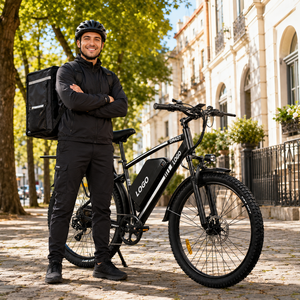 Vélo cargo électrique en gros d'usine, 27,5 pouces, autonomie de 108 km, batterie grande capacité pour entreprises de livraison, OEM - Product Image 1