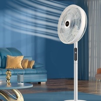 Ventilateur sur pied électrique 16 pouces à 8 vitesses, grand vent, oscillant, tour et ventilateur sur pied pour usage domestique, refroidissement à haute efficacité, produit phare de Chine