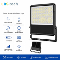 Projecteur LED réglable IP66 avec contrôle de température de couleur 3CCT, gradation 1-10V DALI, construction en alliage d'aluminium, 50 000 heures