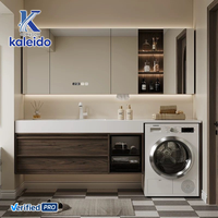 2026 OEM Kaleido <strong>Best</strong>-<strong>selling</strong> bathroom sink, <strong>washing</strong> <strong>machine</strong> and cabinet model, featuring a countertop and illuminated mirror