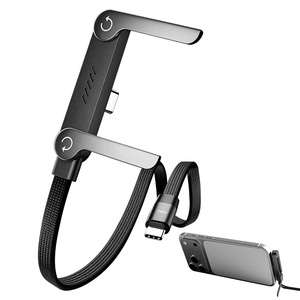 <span class=keywords><strong>Nouveau</strong></span> câble de charge rapide Type-C 2-en-1 tendance de 1,5 m (240 W) avec support de téléphone 90° °   Coude 360 °   Rotation multi-angle pour <span class=keywords><strong>iPhone</strong></span> - Product Image 1
