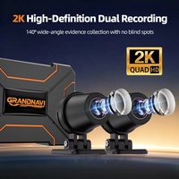 Nouvelle mini caméra DVR WiFi étanche JMC Right 1080P avec enregistrement en boucle pour motos de sport et de rue