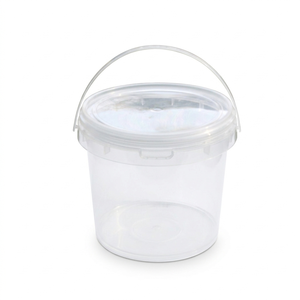 Seau rond en plastique <span class=keywords><strong>transparent</strong></span> en PP avec couvercle en PP, seaux et fûts pour l'eau et l'<span class=keywords><strong>essence</strong></span> - Product Image 3