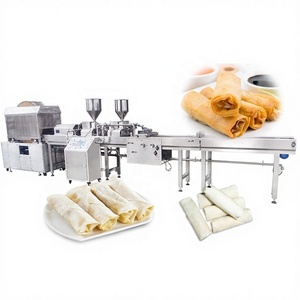 Línea de Producción Automática Completa para Lumpia, Mini Línea Industrial para Fabricación de Rollitos de Primavera, Máquinas para Hacer Rollitos de Primavera <span class=keywords><strong>en</strong></span> EE. UU. - Product Image 1